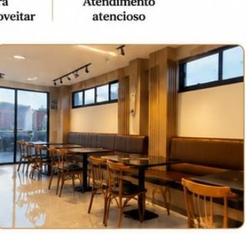 Mesas do café da manhã