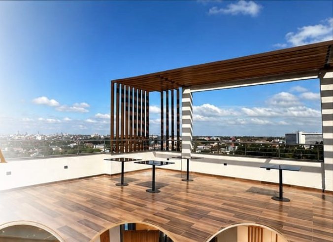 Terraço com bar